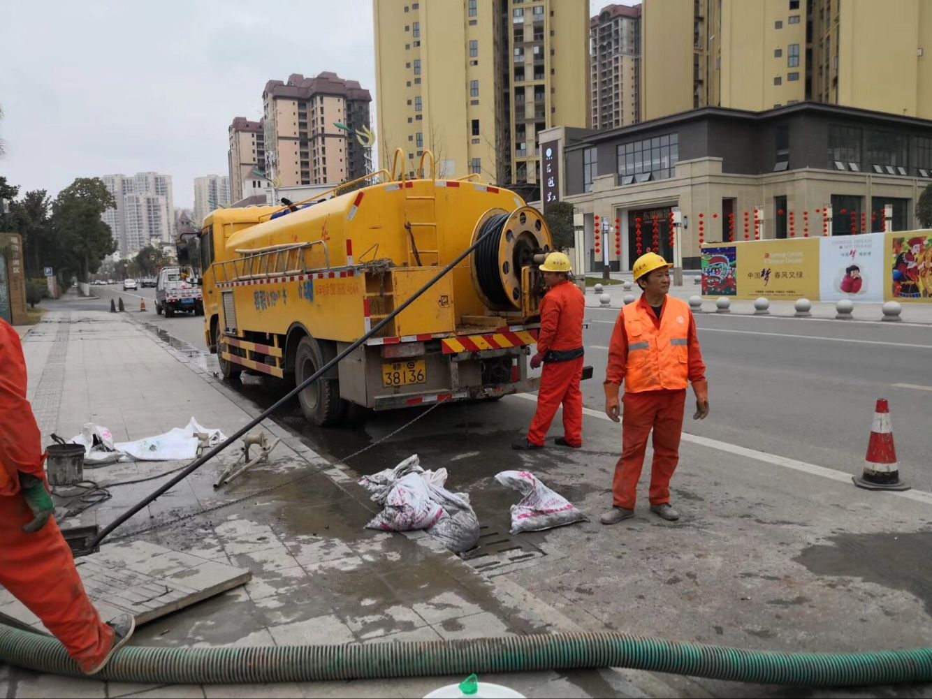 射洪排污管道清淤-管道清洗